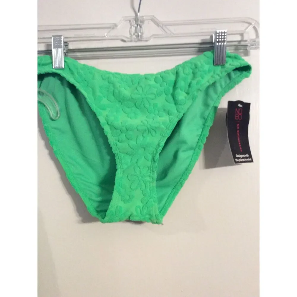 New NWT Green Size Large 11-13 Swim Suit Floral